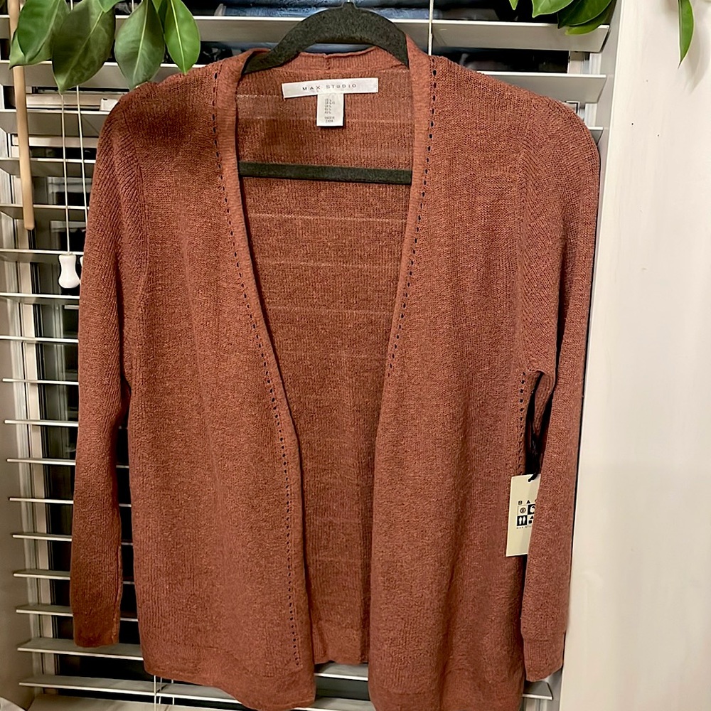 Beautiful Nude Fleece Cardigan